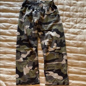 Boys 5/6 Fleece Camo Pajama Pants